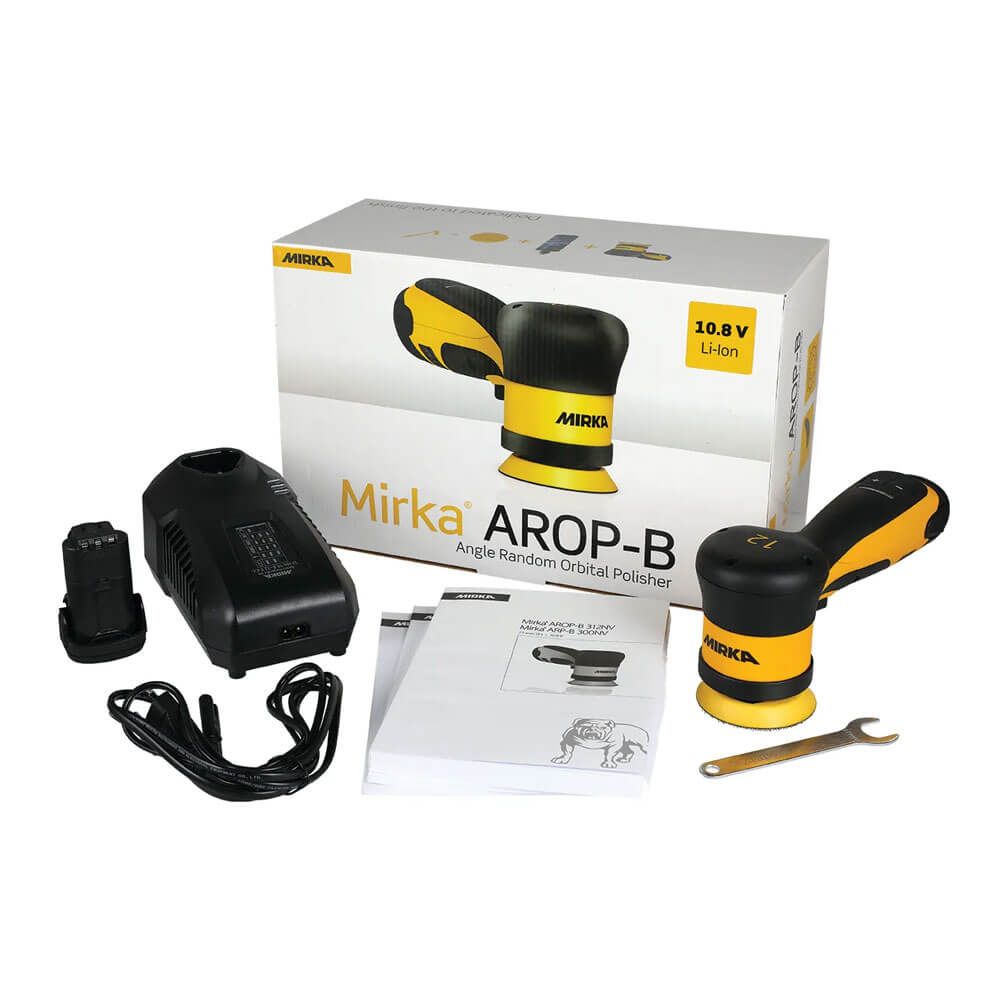 Mirka AROP-B 312NV 77mm Cordless Polisher 10.8 2.5Ah, Orbit 12.0 - Image 2