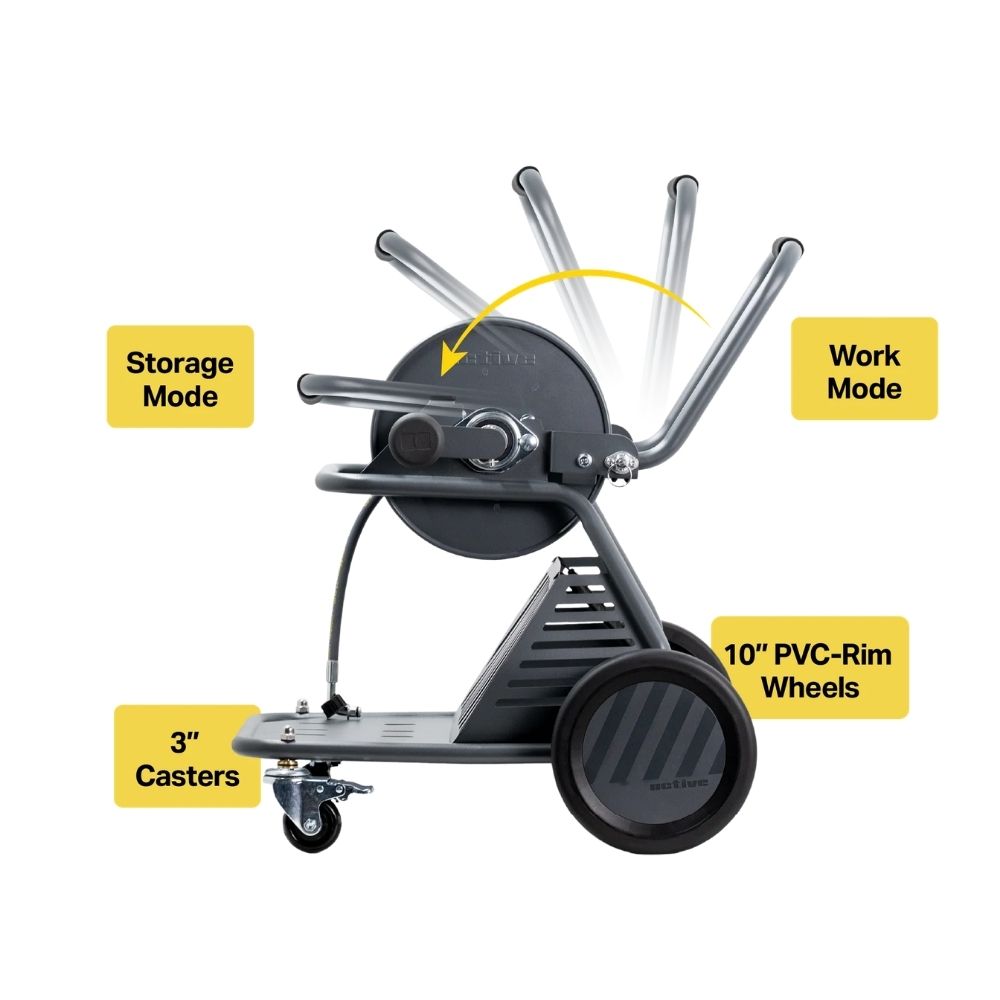 Active Wash Cart & Hose Reel - Image 3